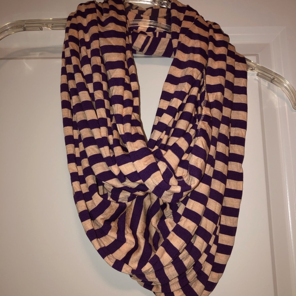 Pink and Purple Infinity Scarf